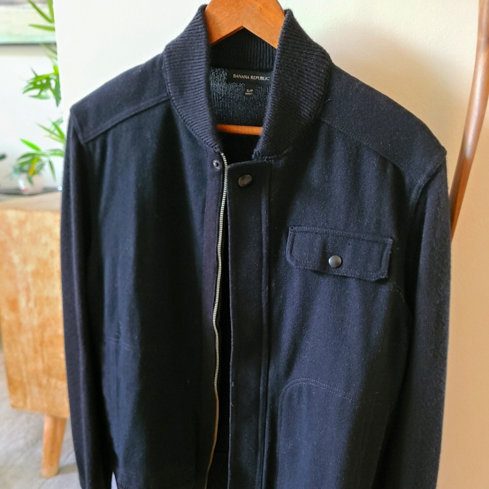 Banana Republic Men's S Merino Wool Jacket